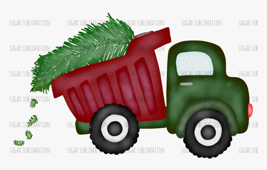 Christmas Dump Truck Clip Art, HD Png Download