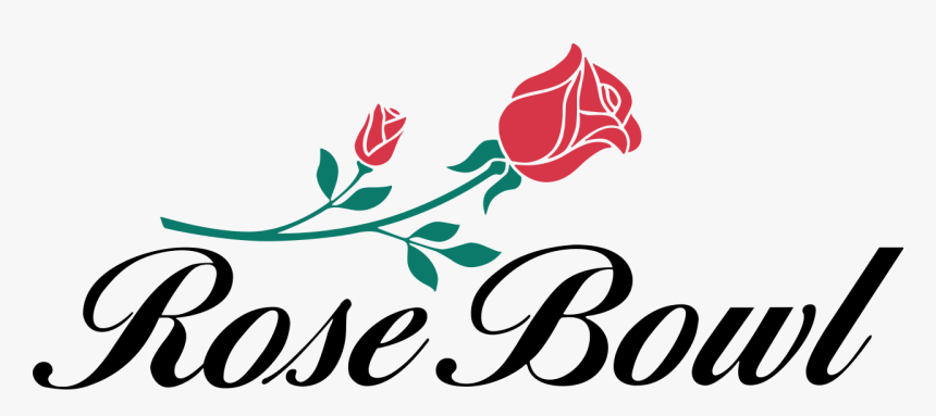 19 Rose Clip Black And White Logo Huge Freebie Download - Rose Bowl Stadium Logo, HD Png Download