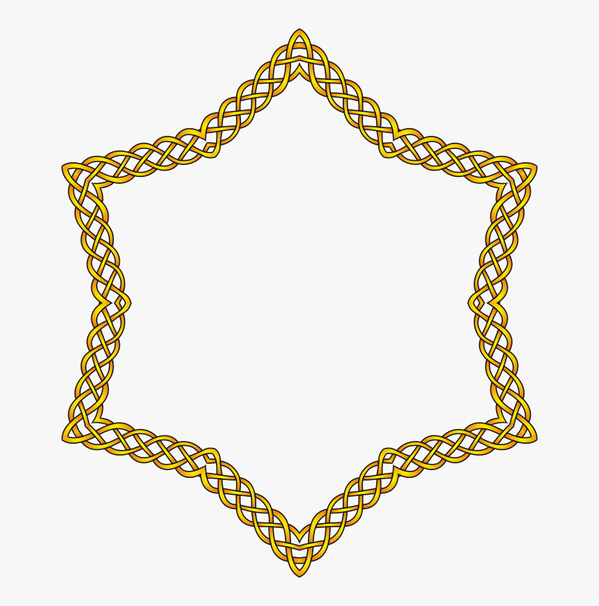 Celtic Star - Round Banner, HD Png Download