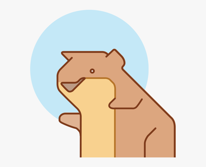 Groundhog Clipart Underground Animal - Cartoon, HD Png Download