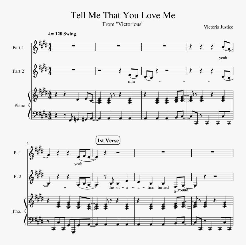 Nina Pergolesi Alto Sheet Music, HD Png Download