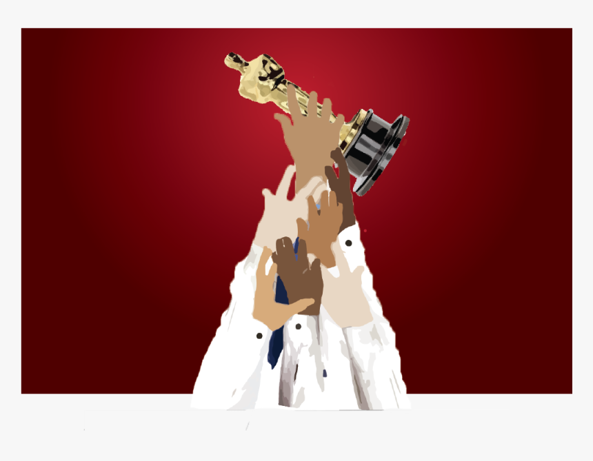 Oscar Statuette Academy Award Movie Print Poster , - Illustration, HD Png Download