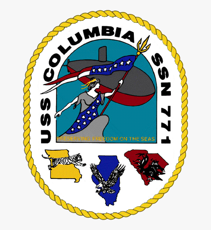 Uss Columbia Ssn 771, HD Png Download