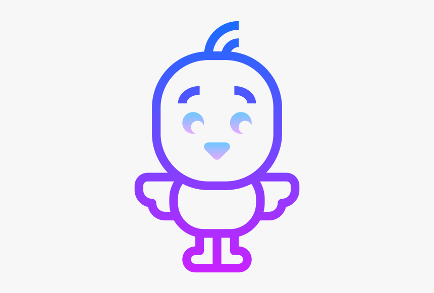 Gradient Line Icon - Cartoon, HD Png Download