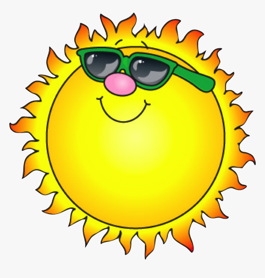 Get Out Of The Summer Heat Sun Clipart Carson Dellosa, HD Png
