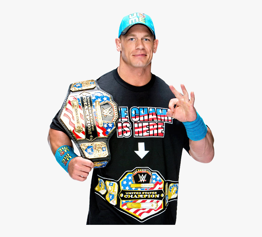 John Cena Usa Champion, HD Png Download