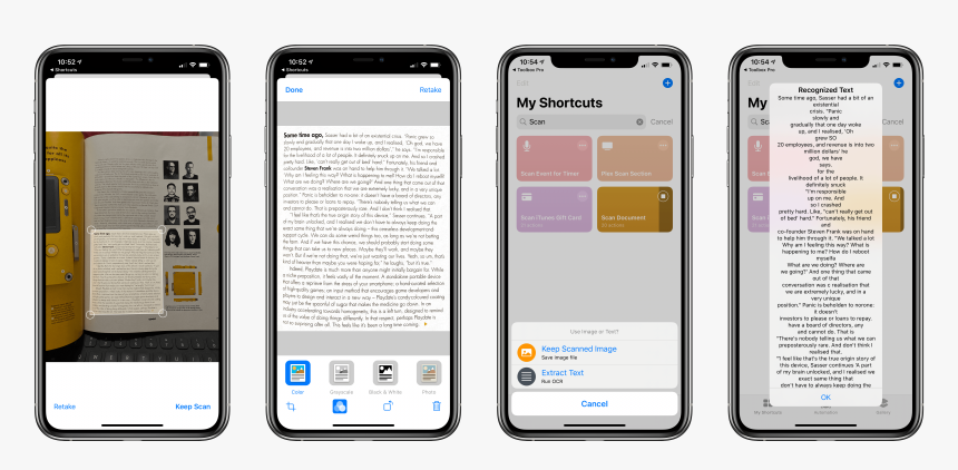 Scanning Documents With Shortcuts And Apple S Native - Iphone, HD Png Download