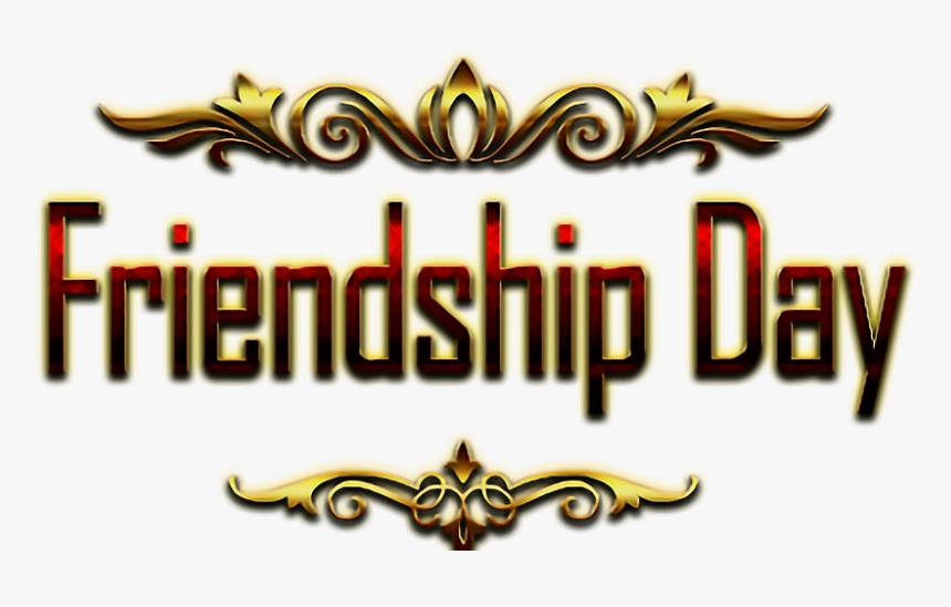 #friendshipday #friendship #text #yellow #ftestickers, HD Png Download