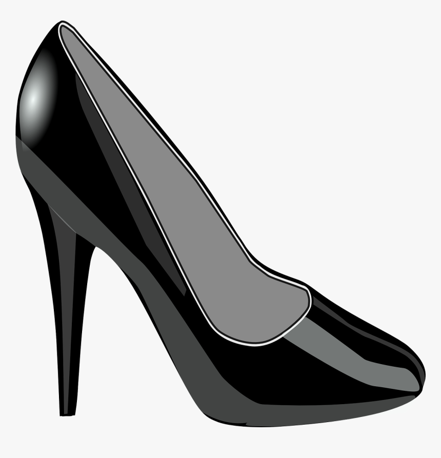 Black High Heels Transparent Background, HD Png Download