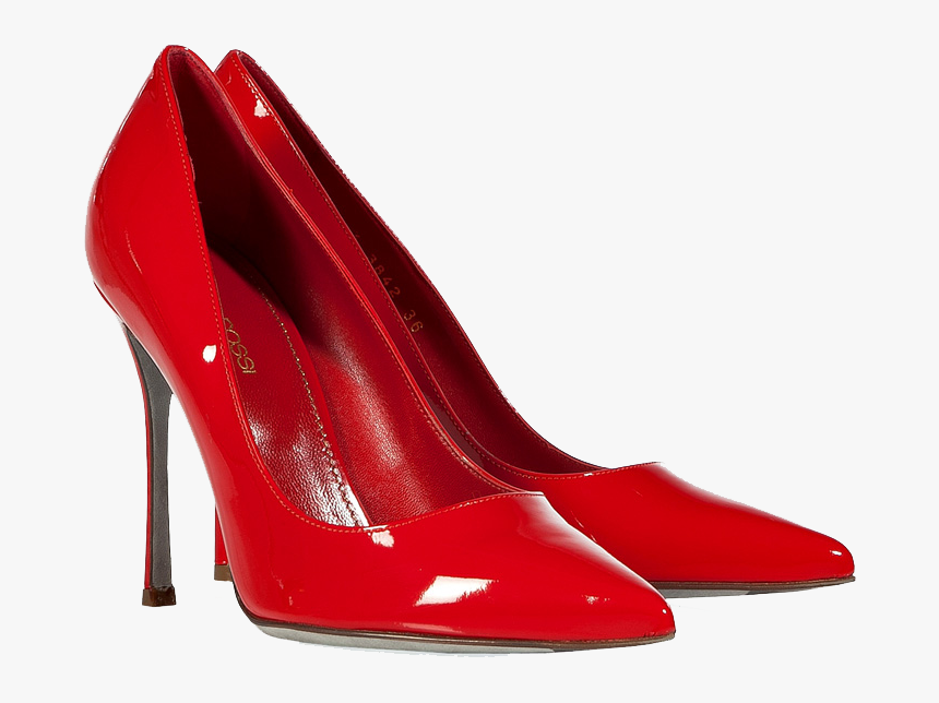 Sergio Rossi Flamenco Red Patent Leather Stilettos - Red Stiletto Png, Transparent Png