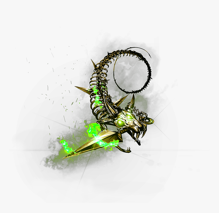 Enemy Kunai Green - Touken Ranbu Kunai, HD Png Download