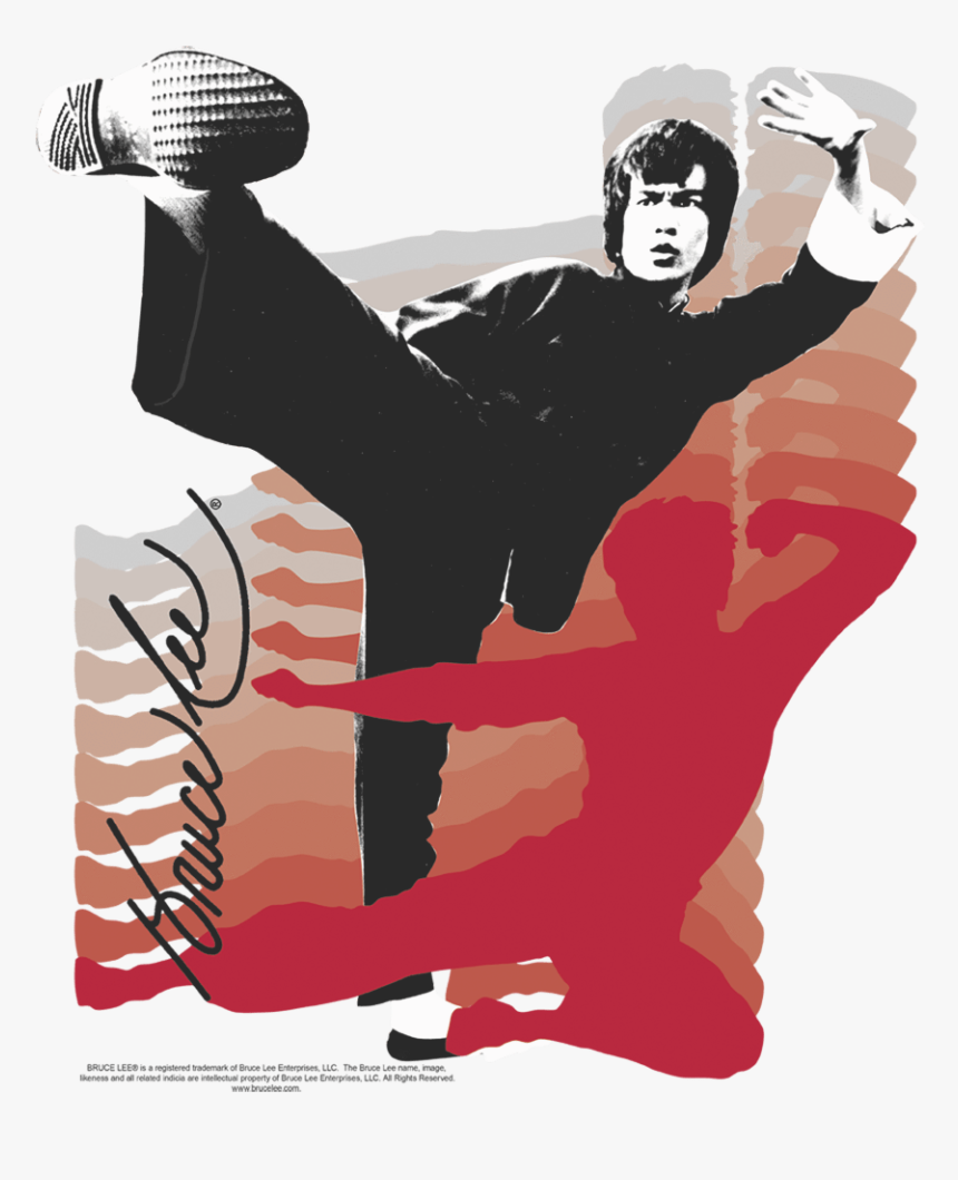 Bruce Lee Kick It T Shirt, HD Png Download