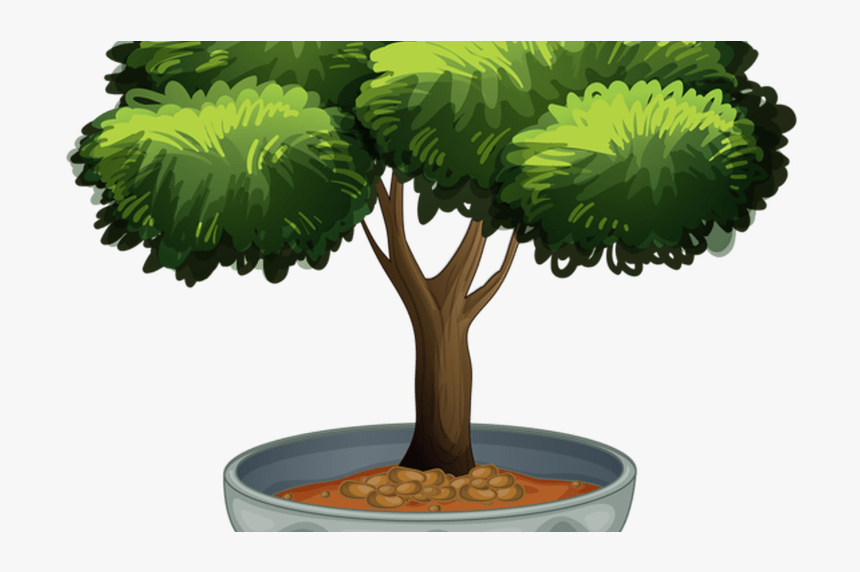 Potted Plants Clipart Potted Flower - Flower And Plants Cartoon, HD Png Download