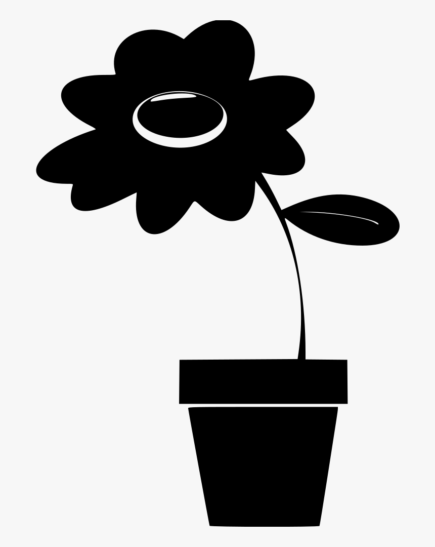 Potted Plant - Flower, HD Png Download