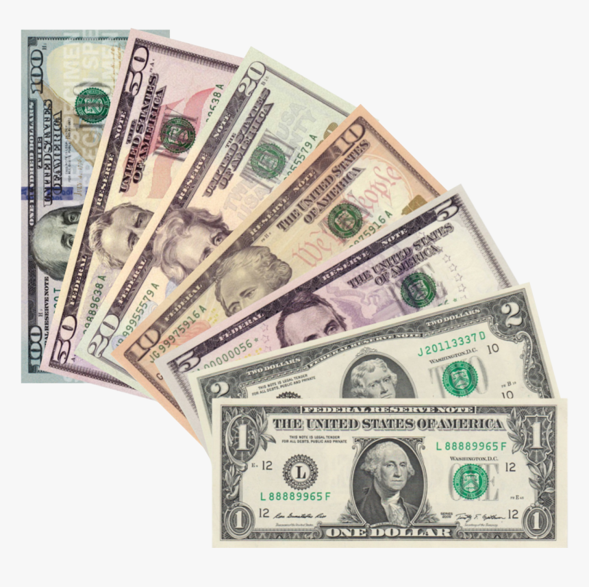 Transparent Dollar Bills Clipart - Dollar Bill, HD Png Download
