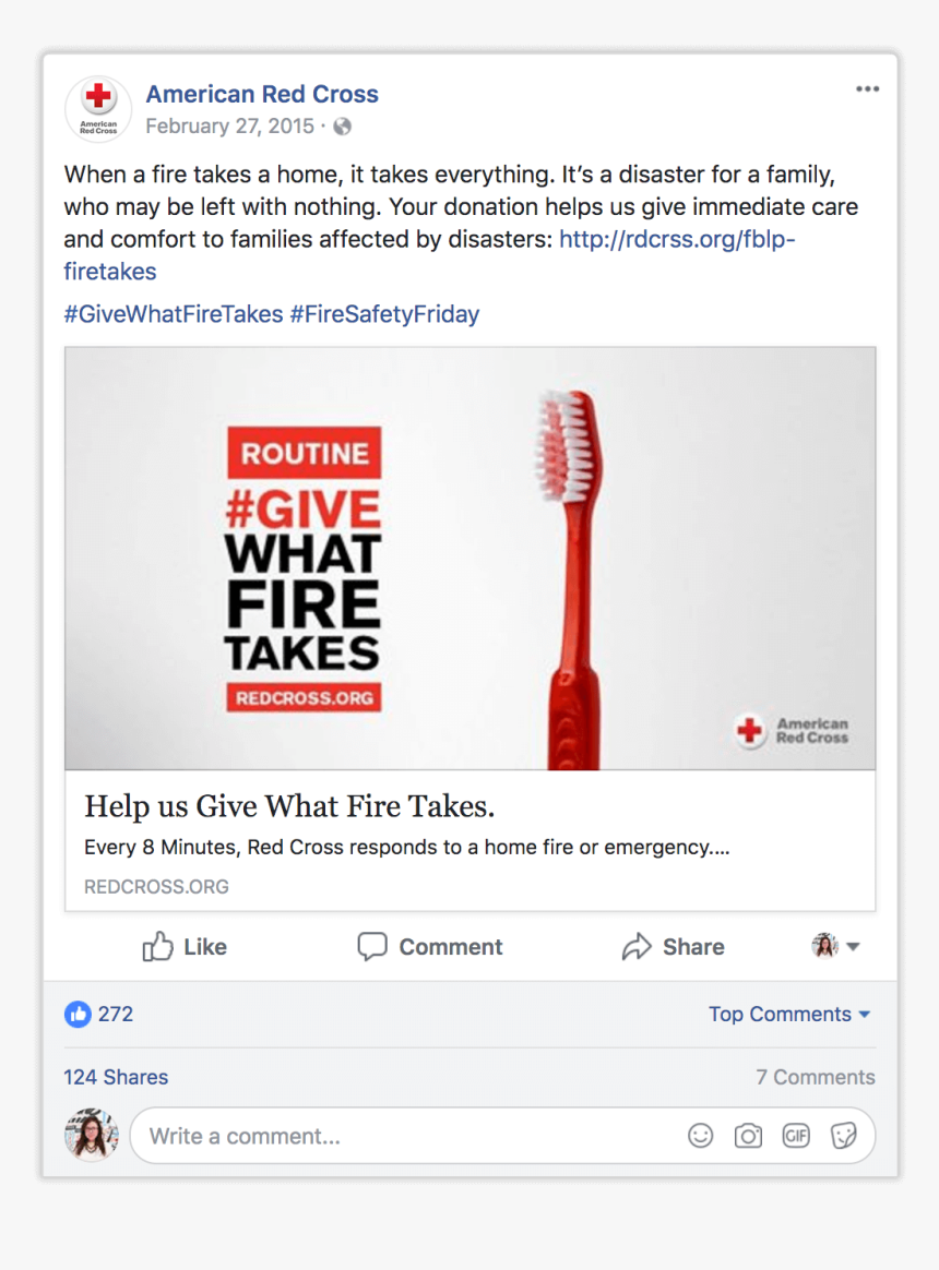 Semplice Arc Fb Post 2 021318 V1 - American Red Cross, HD Png Download