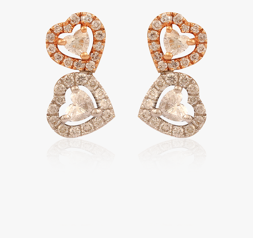 Diamond Love Sparkle Earrings - Earrings, HD Png Download