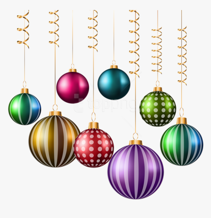 Transparent Christmas Balls Png - Transparent Christmas Balls, Png Download