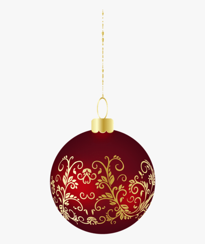 Free Png Large Transparent Christmas Ball Ornament - Christmas Ornaments Transparent Background, Png Download