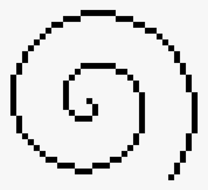 Transparent Spiral Clip Art - Eye Pixel Art, HD Png Download