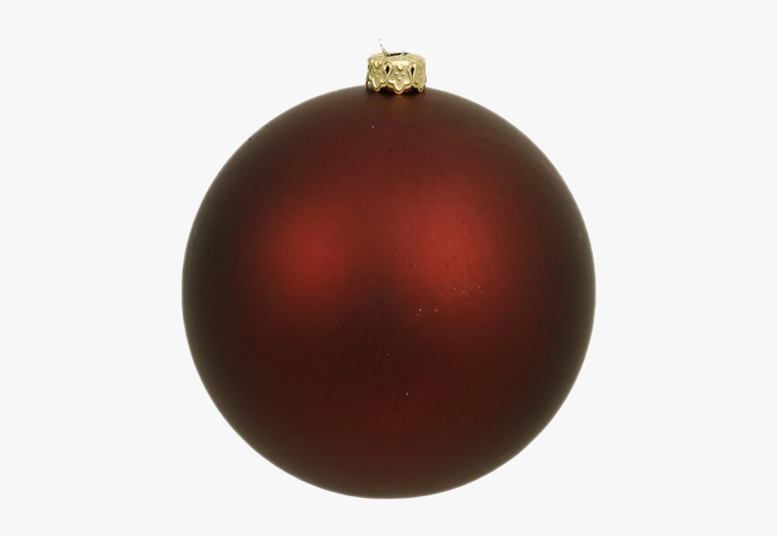 Red Christmas Ball Png File - Christmas Ornament, Transparent Png