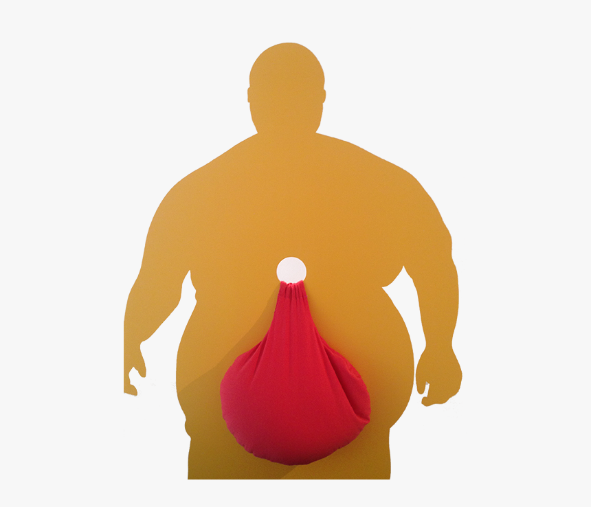 The Stomach Is A J-shaped Muscular Pouch That Expands - Illustration, HD Png Download