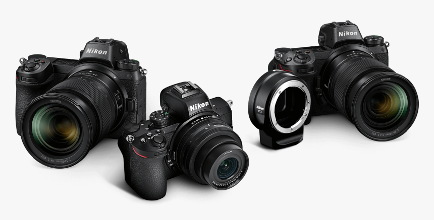 Z 6, Z 7, Z 50, And Mount Adapter Ftz Product Cluster - Nikon Z 7, HD Png Download