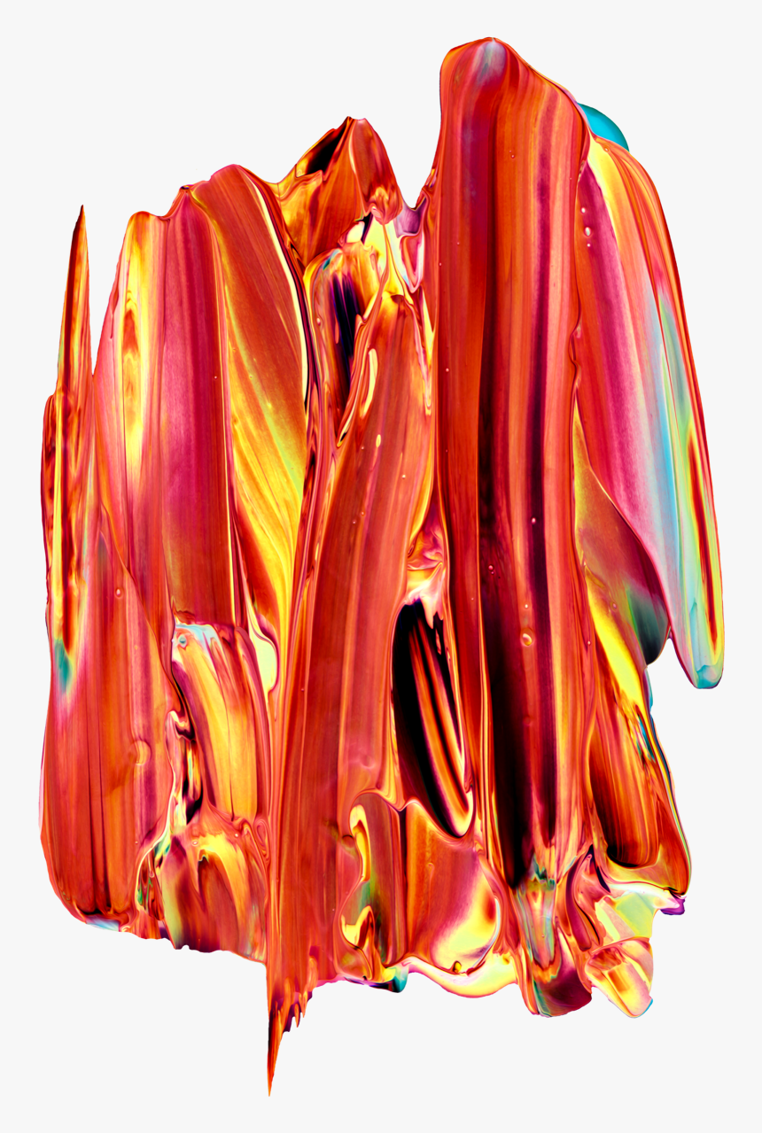 Vibrant Paint Shapes 02, HD Png Download