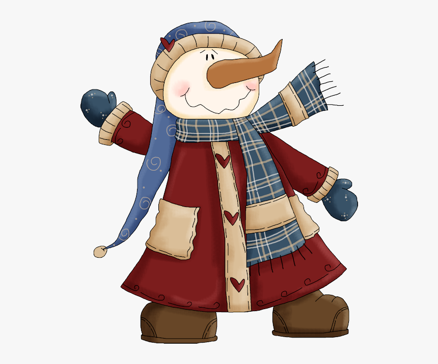 Cartoon Cute Snowman, HD Png Download