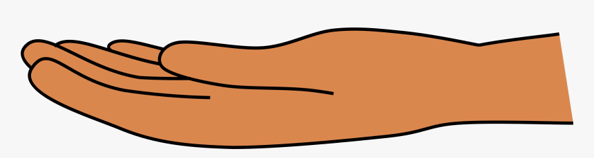 Clipart Hands Open - Hand Open Clipart, HD Png Download