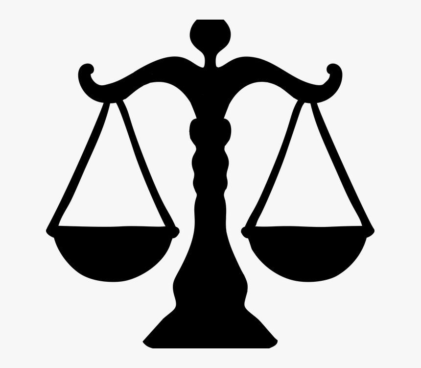 Cropped Justice Scales - Zodiac Libra Scale, HD Png Download