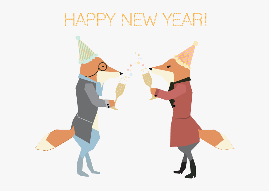 Greeting 2016 New Year-01 - Cartoon, HD Png Download