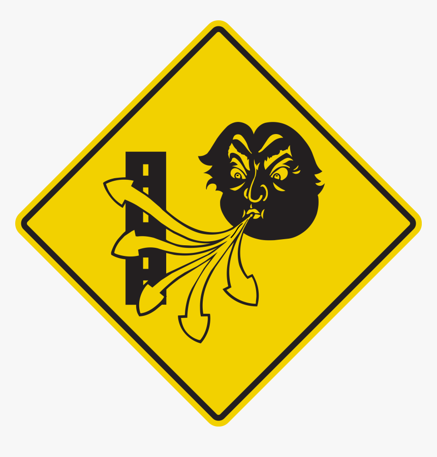 Quebec Windy Road Sign, HD Png Download
