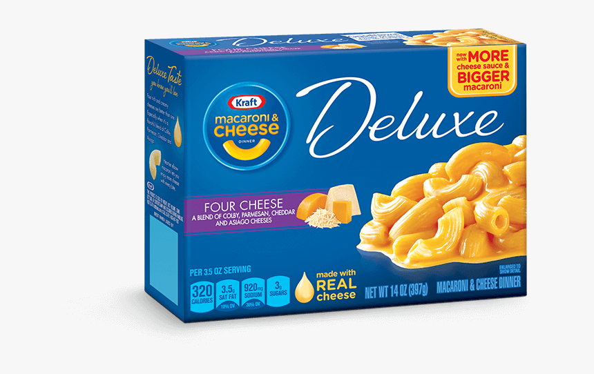 Mac And Cheese Kraft Deluxe, HD Png Download