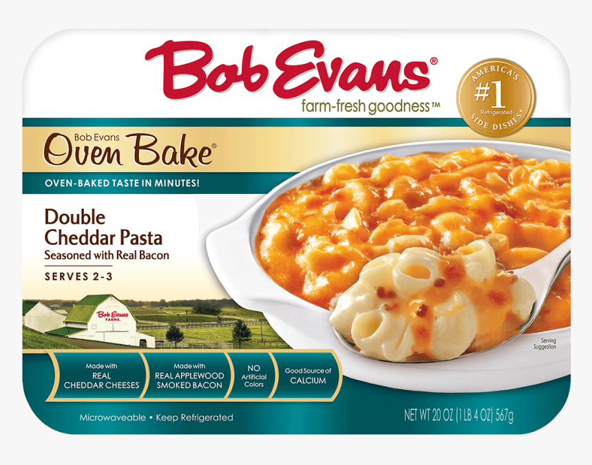 Bob Evans Oven Bake Double Cheddar Pasta With Applewood - Bob Evans Macaroni And Cheese, HD Png Download