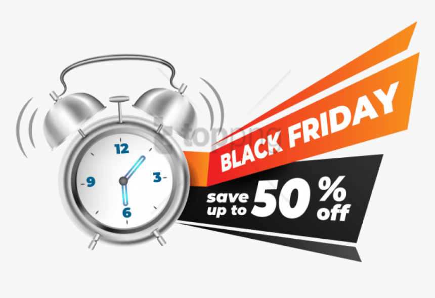 Free Png Black Friday Png Image With Transparent Background - Quartz Clock, Png Download