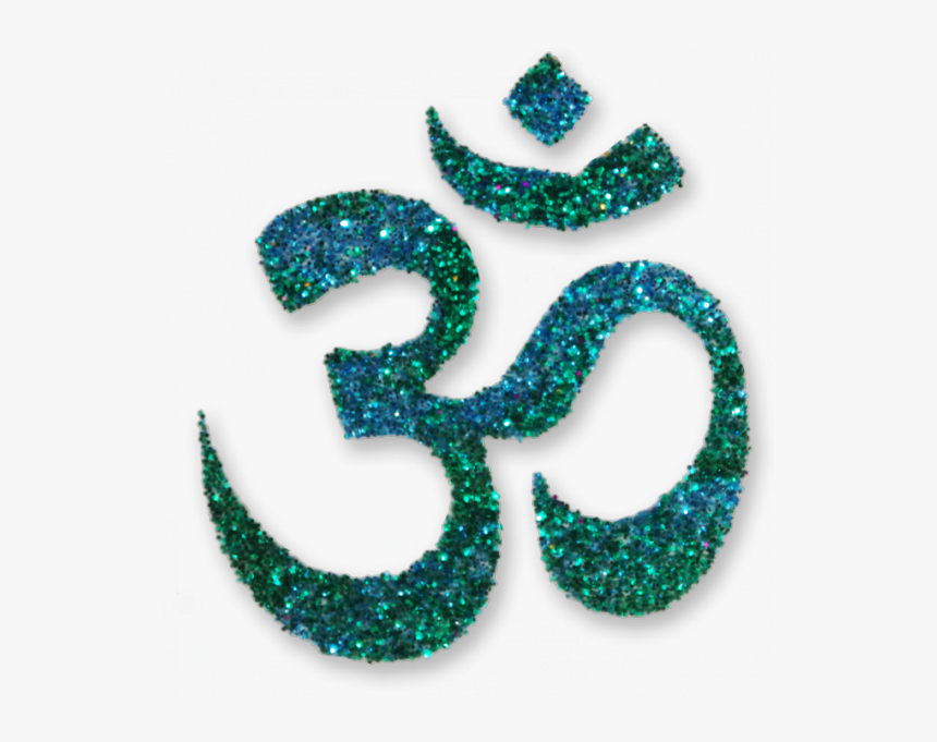 Attractive Glitter Om Tattoo Design - Glitter Tattoo Transparent, HD Png Download