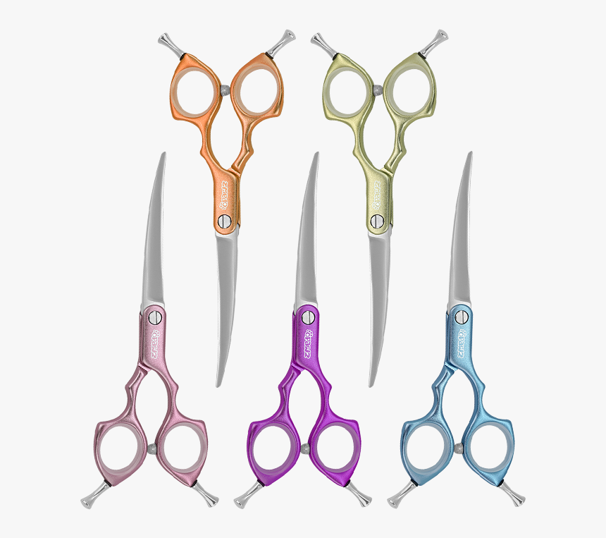 Opawz Asian Fusion Curve Grooming Shear - Asian Fusion Grooming Scissors, HD Png Download
