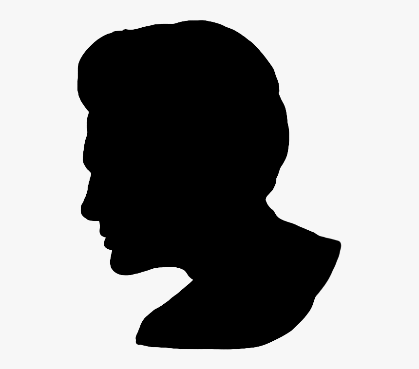 Silhouette Female Clip Art - Silhouette Of A Man Head, HD Png Download
