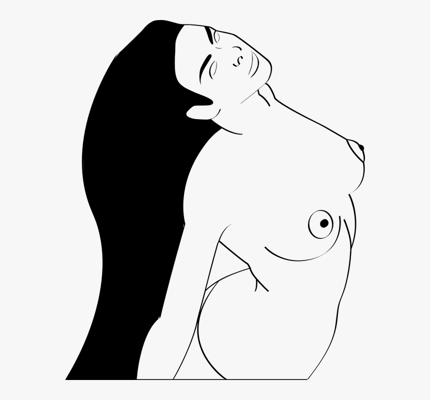 Art Vector Woman Boobs, HD Png Download