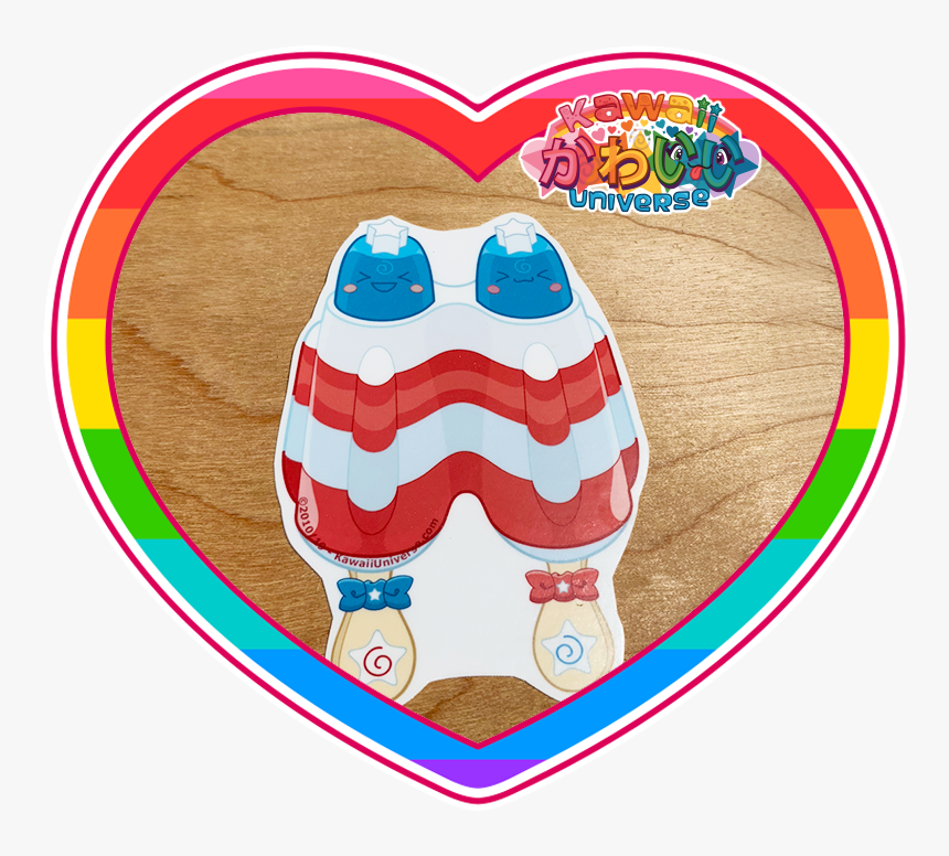 Kawaii Universe Cute Rwb Popsicle Sticker Pic 01, HD Png Download