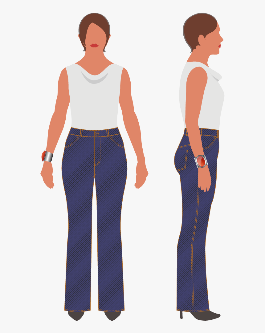 Jenna Jeans - Standing, HD Png Download