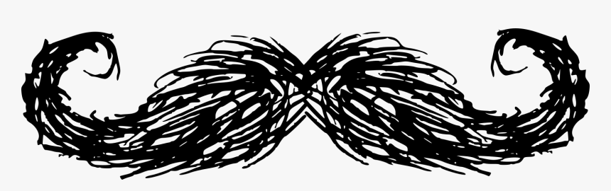 Mustache Drawing 4, HD Png Download