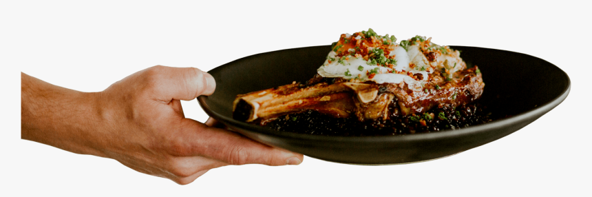 Plate Of Food Png - Food Plate In Hand Png, Transparent Png