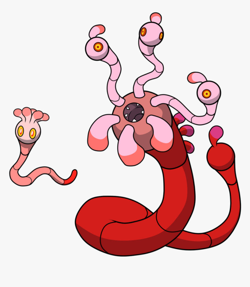 Fakemon Geyser Worm - Cartoon, HD Png Download