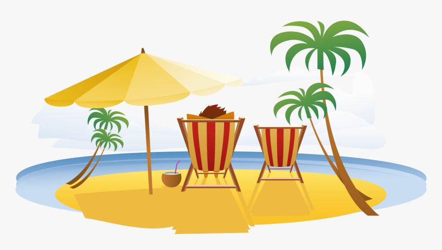 Beach Vacation Seaside Resort Travel - Summer Vacation Png, Transparent Png