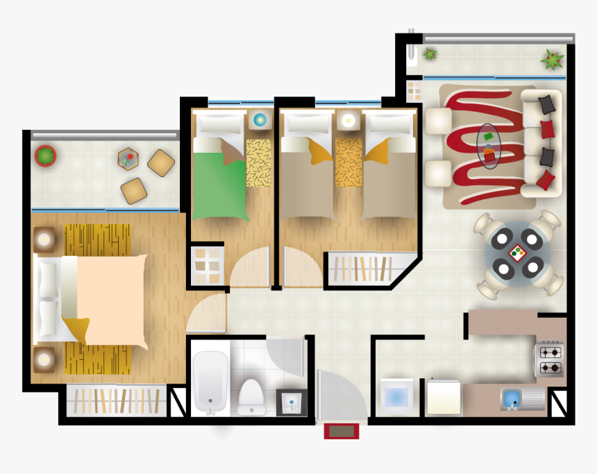 Thumb Image - Closet En Planta Png, Transparent Png