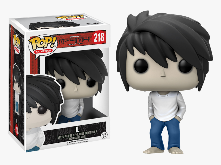 L Pop Vinyl Figure - Figurine Pop Death Note, HD Png Download