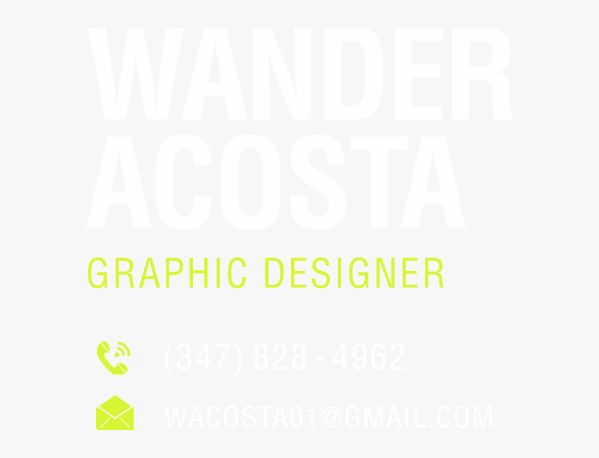 Wander Acosta S Official Portfolio Site, HD Png Download