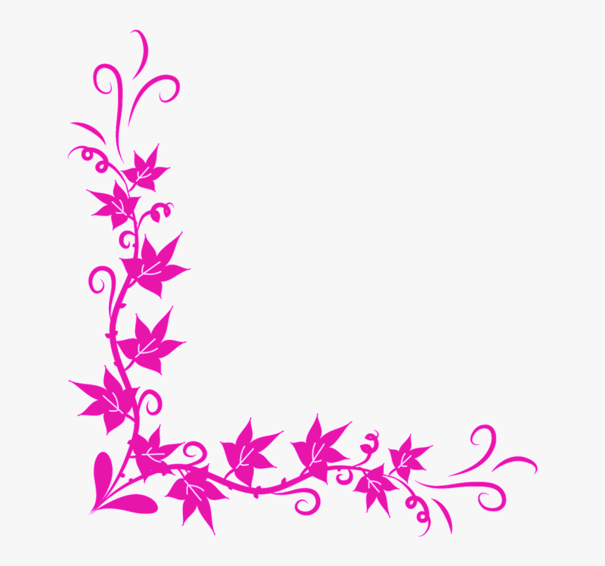 Transparent Fall Leaves Corner Border Png - Art Design For Cover Page, Png Download